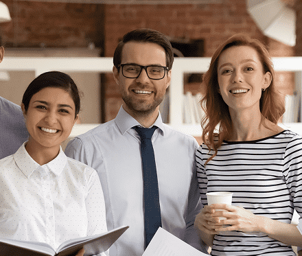 Teacher explaining to a class